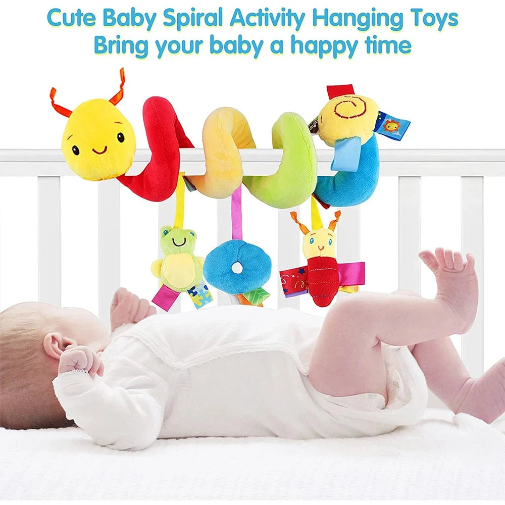 Spiral-Spielzeug für Kinderwagen, Babyschale & Babybett – Spielspaß für unterwegs