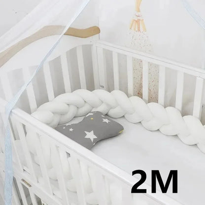 Cot bumper, Braided Cot Bumper for Toddlers