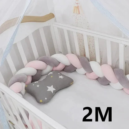 Cot bumper, Braided Cot Bumper for Toddlers