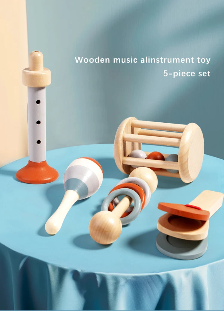 Montessori Musikinstrumente aus Holz