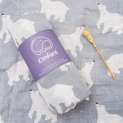 Bamboo Cotton Baby Muslin Swaddle Blanket
