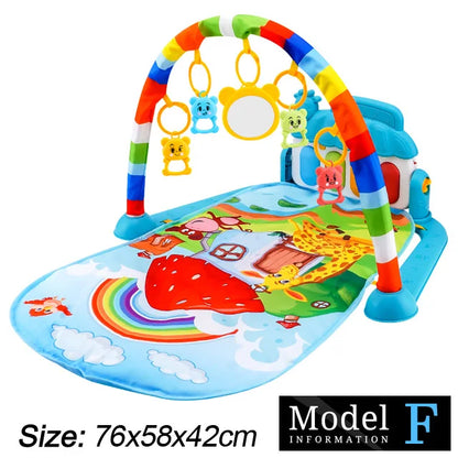Baby Fitness Play Mat with Music & Piano