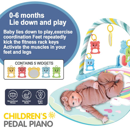 Baby Fitness Play Mat with Music & Piano