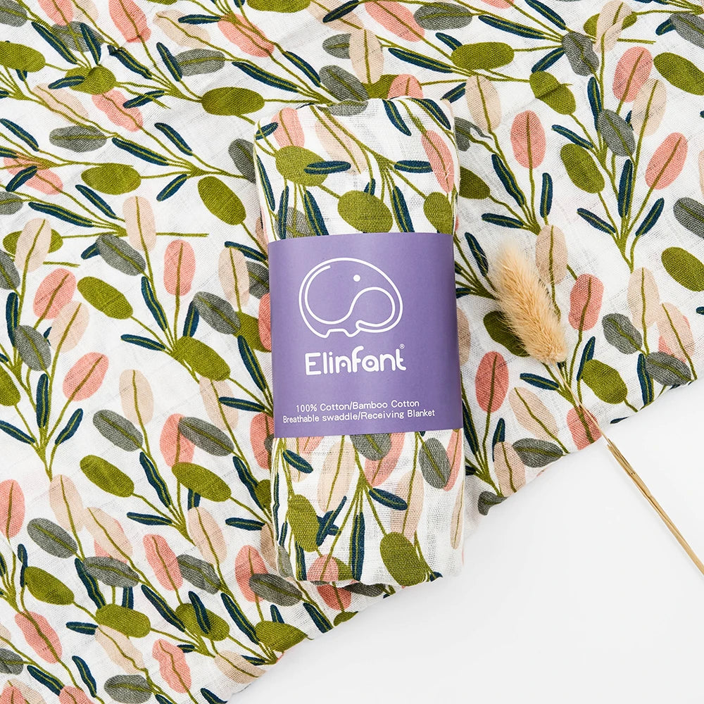 Bamboo Cotton Baby Muslin Swaddle Blanket
