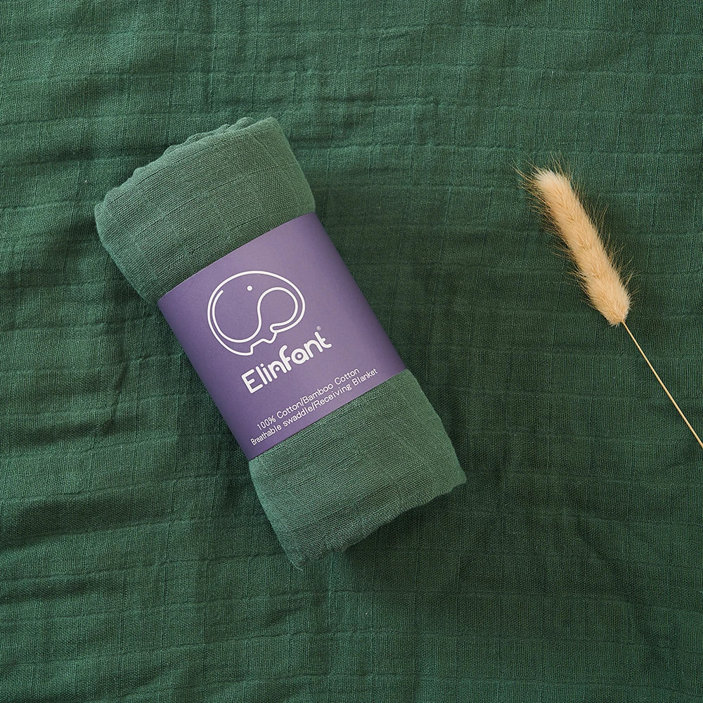 Bamboo Cotton Baby Muslin Swaddle Blanket