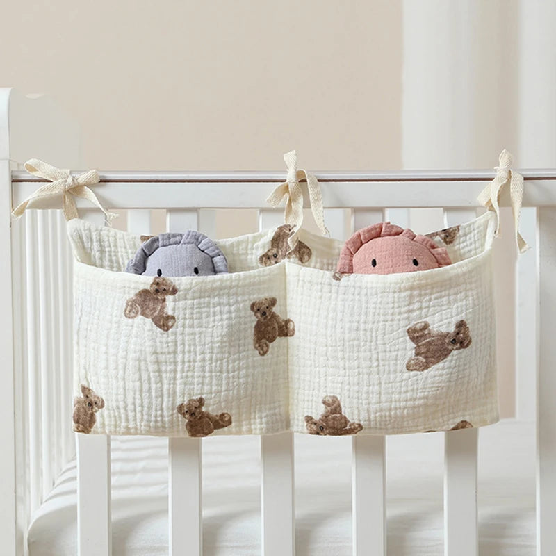 Multifunctional Baby Cot Storage Bag