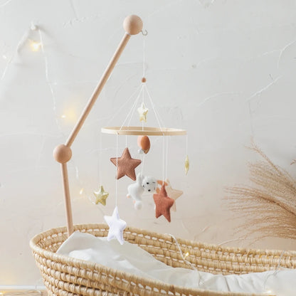Baby Holz-Rassel mit Tiermotiv