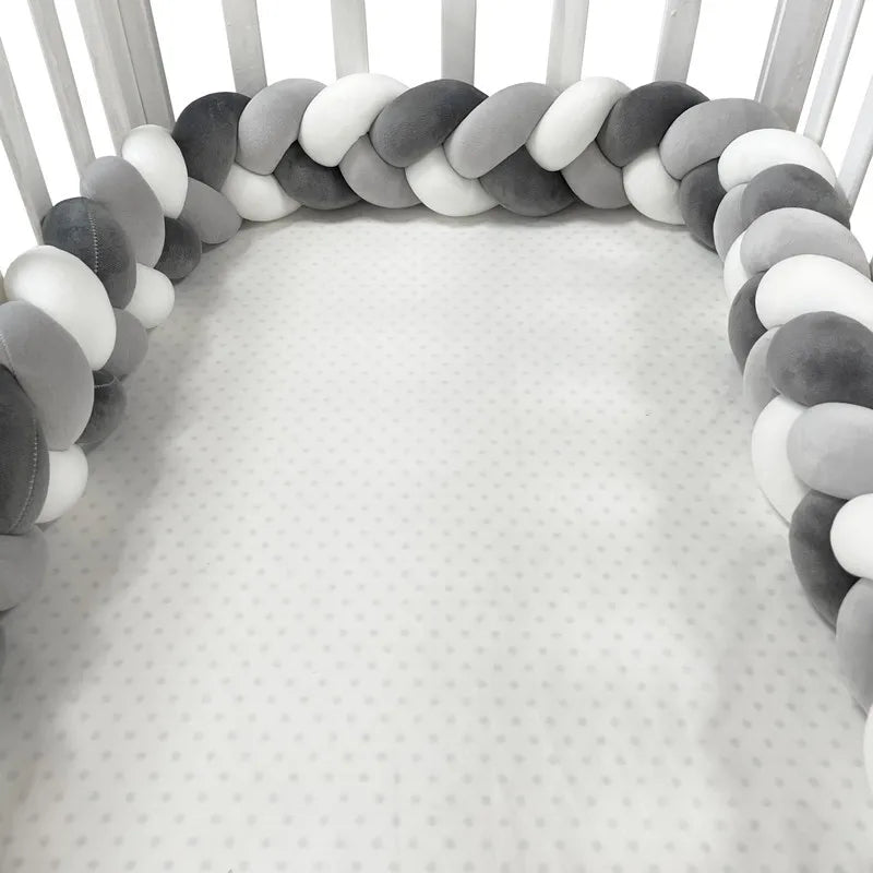 Cot bumper, Braided Cot Bumper for Toddlers