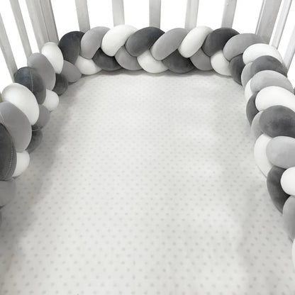 Cot bumper, Braided Cot Bumper for Toddlers