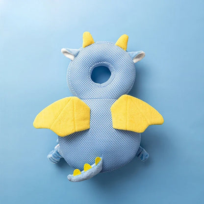 Baby learning-to-walk pillow with fall protection