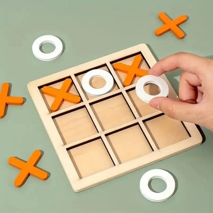 Montessori Holz Tic-Tac-Toe Lernspiel