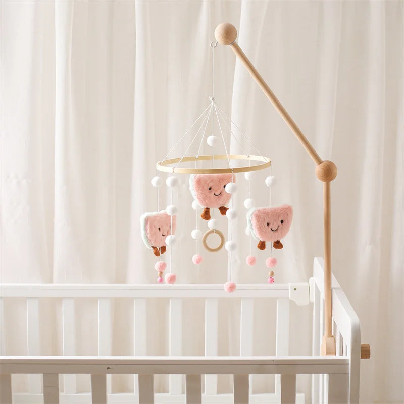 Baby Holz-Rassel mit Tiermotiv