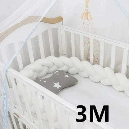 Cot bumper, Braided Cot Bumper for Toddlers