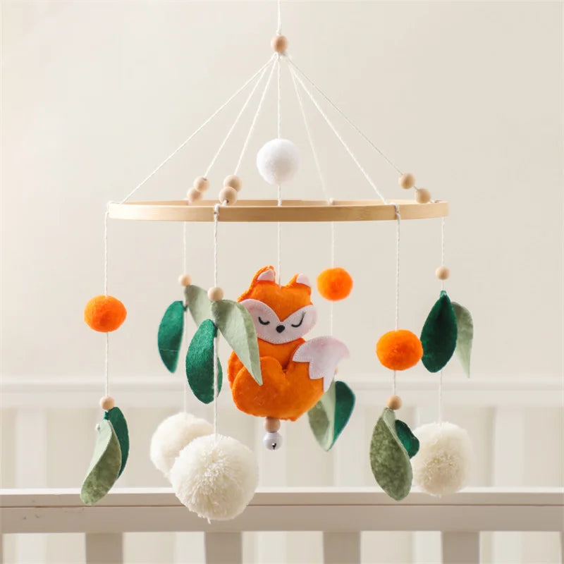 Baby Holz-Rassel mit Tiermotiv