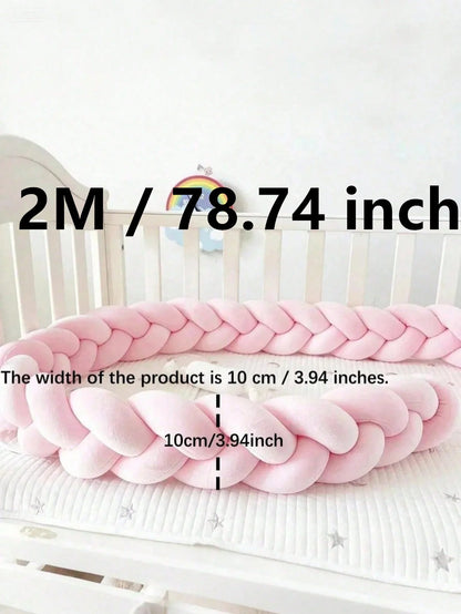 Cot bumper, Braided Cot Bumper for Toddlers