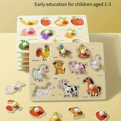 Wooden Puzzles for Babies & Toddlers