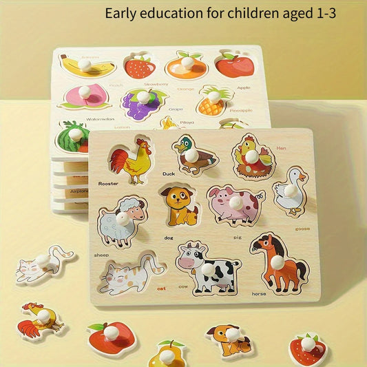 Wooden Puzzles for Babies & Toddlers