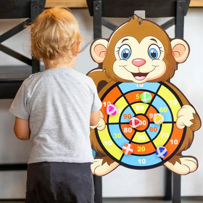Montessori Klett-Dartspiel für Kinder – Spiel, Spaß & Bewegung