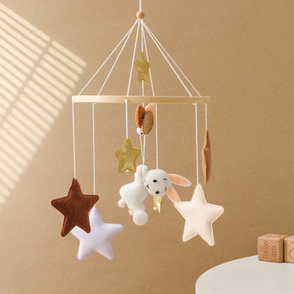 Baby Holz-Rassel mit Tiermotiv
