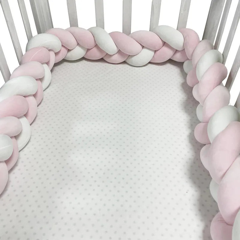 Cot bumper, Braided Cot Bumper for Toddlers