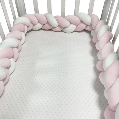 Cot bumper, Braided Cot Bumper for Toddlers