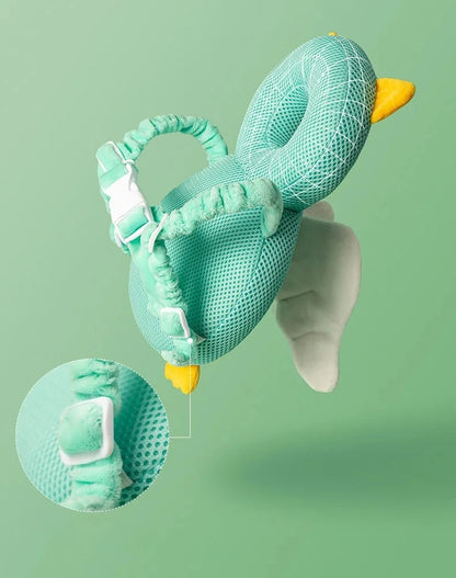 Baby learning-to-walk pillow with fall protection