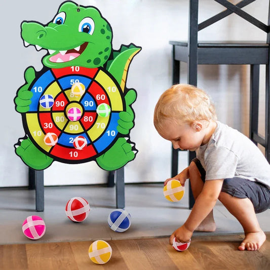 Montessori Klett-Dartspiel für Kinder – Spiel, Spaß & Bewegung