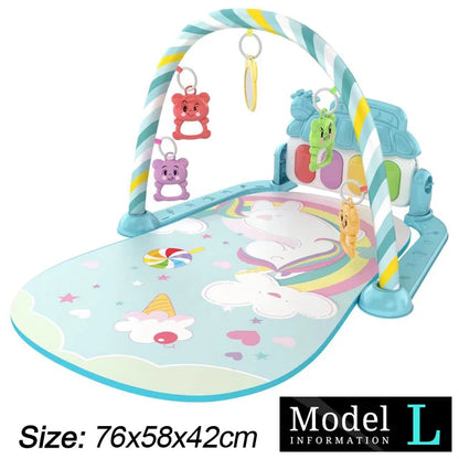 Baby Fitness Play Mat with Music & Piano