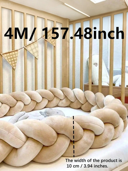 Cot bumper, Braided Cot Bumper for Toddlers