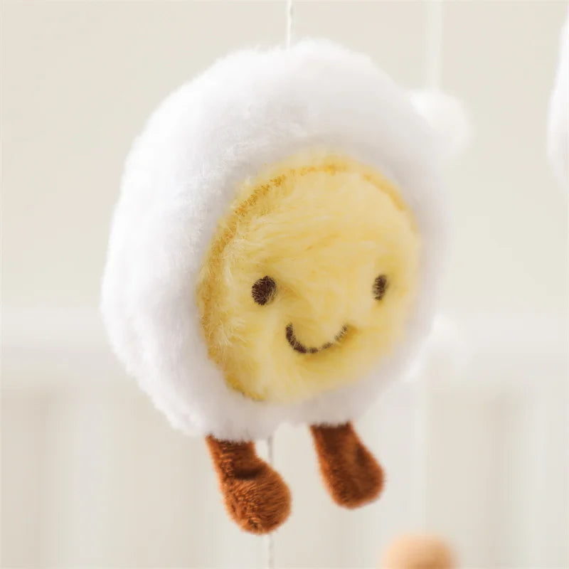 Baby Holz-Rassel mit Tiermotiv