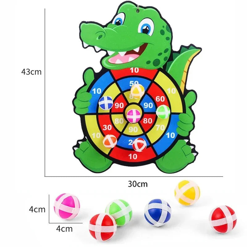 Montessori Klett-Dartspiel für Kinder – Spiel, Spaß & Bewegung