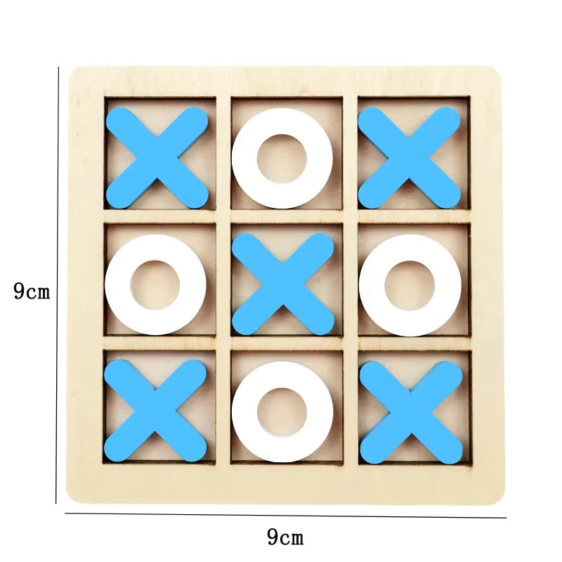 Montessori Holz Tic-Tac-Toe Lernspiel