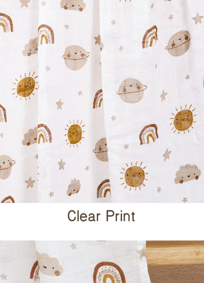 Bamboo Cotton Baby Muslin Swaddle Blanket