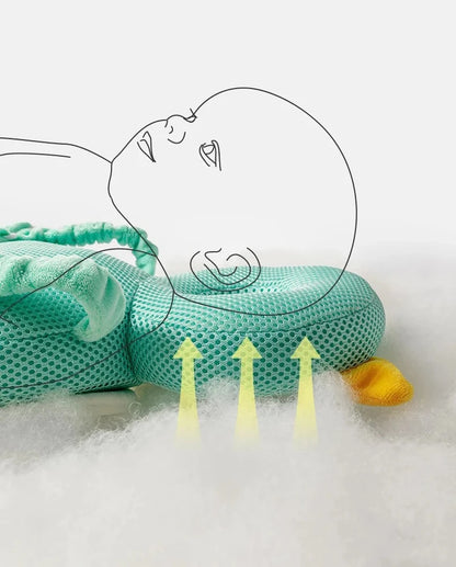 Baby learning-to-walk pillow with fall protection