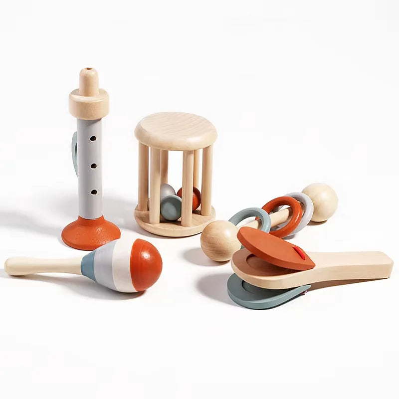 Montessori Musikinstrumente aus Holz
