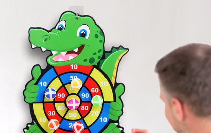 Montessori Klett-Dartspiel für Kinder – Spiel, Spaß & Bewegung