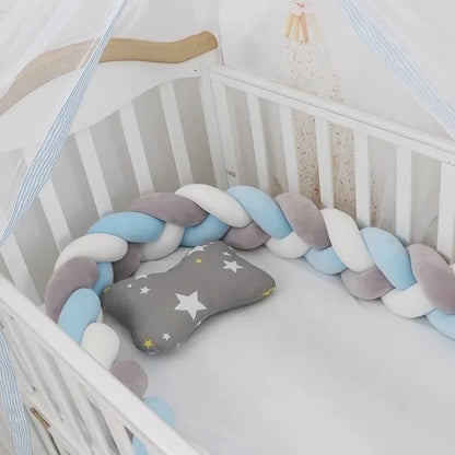 Cot bumper, Braided Cot Bumper for Toddlers
