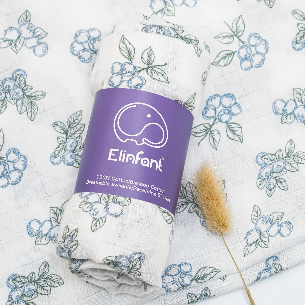 Bamboo Cotton Baby Muslin Swaddle Blanket