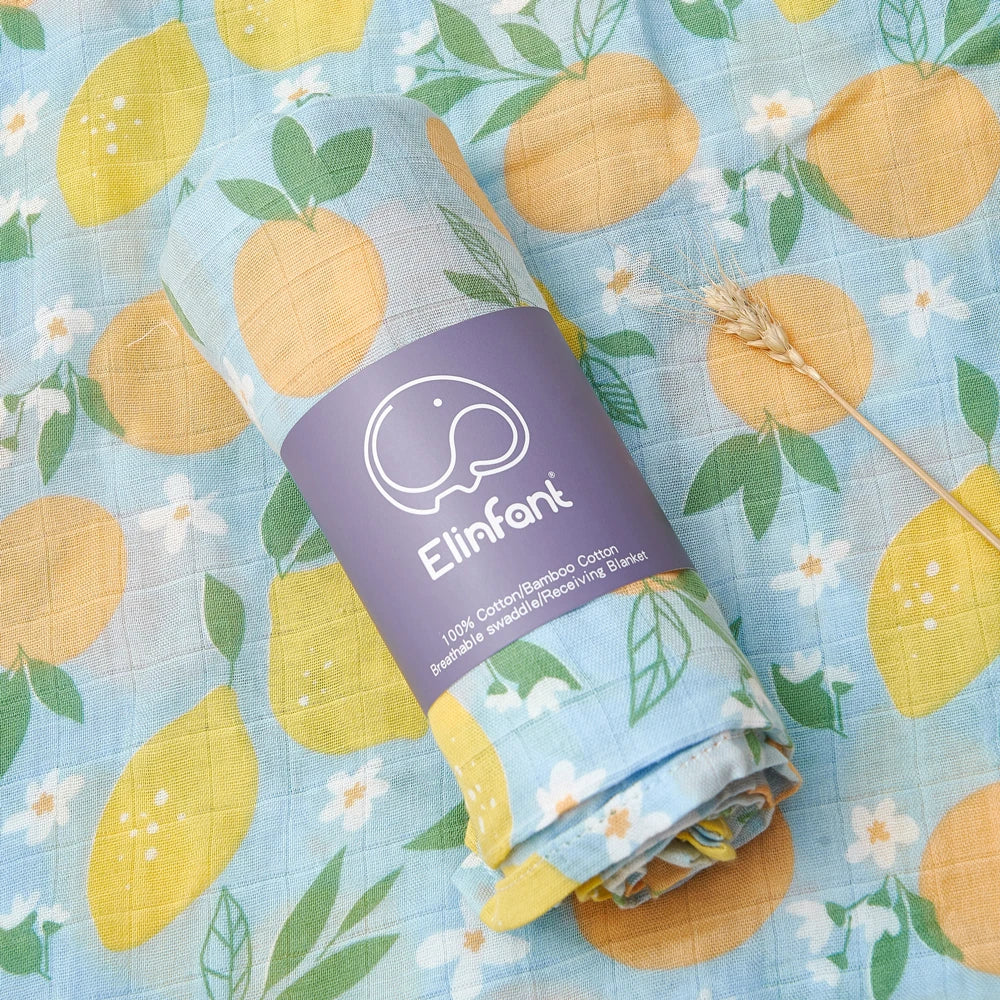 Bamboo Cotton Baby Muslin Swaddle Blanket