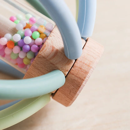 Baby Wooden Rain Shaker & Teether