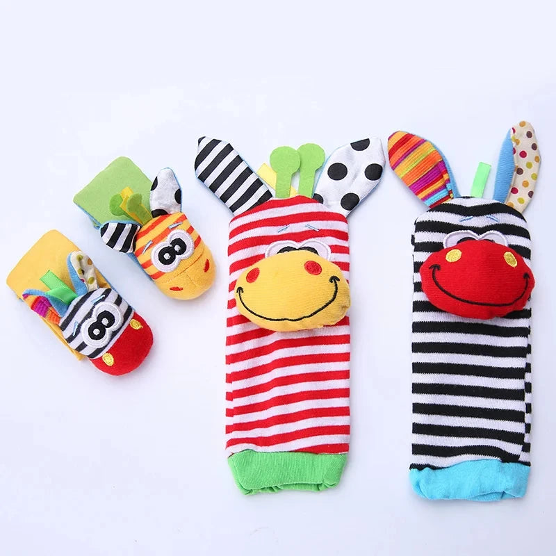 AFOVIC Baby Rattle Set