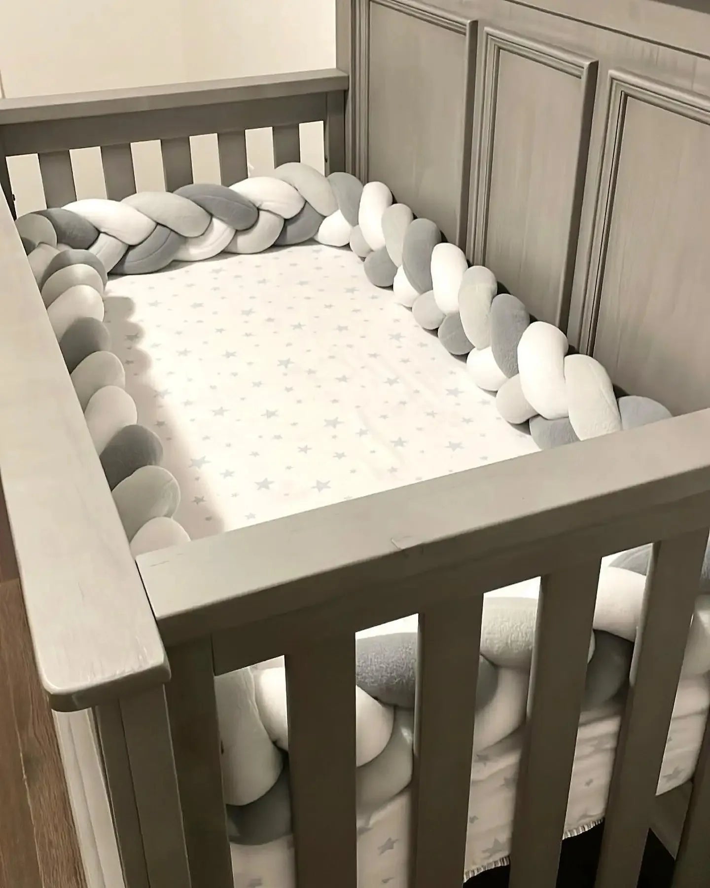 Cot bumper, Braided Cot Bumper for Toddlers