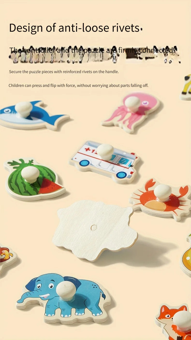 Wooden Puzzles for Babies & Toddlers