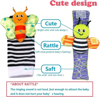 AFOVIC Baby Rattle Set