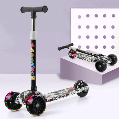 Kinderroller mit LED-Leuchträdern – Fahrspaß für kleine Abenteurer