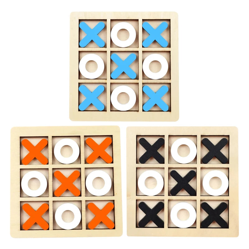 Montessori Holz Tic-Tac-Toe Lernspiel