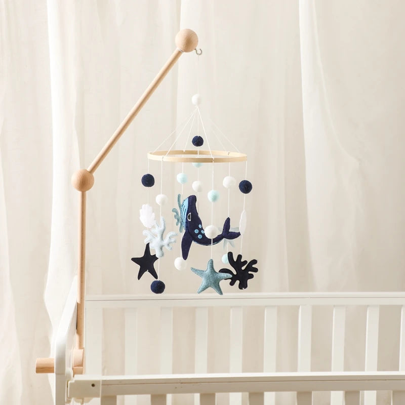 Baby Holz-Rassel mit Tiermotiv