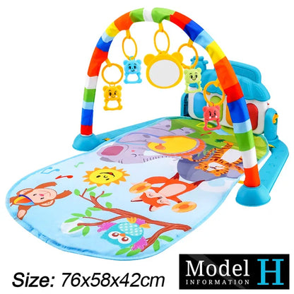 Baby Fitness Play Mat with Music & Piano