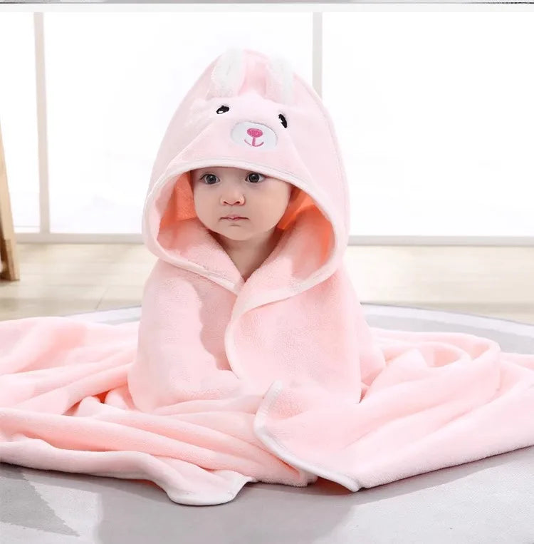 Baby Hooded Blanket & Bath Towel for Boys and Girls