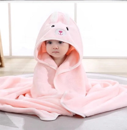 Baby Hooded Blanket & Bath Towel for Boys and Girls